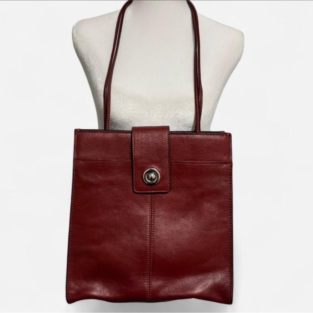 Vintage 90’s Red Leather Purse by Wilson’s Leather